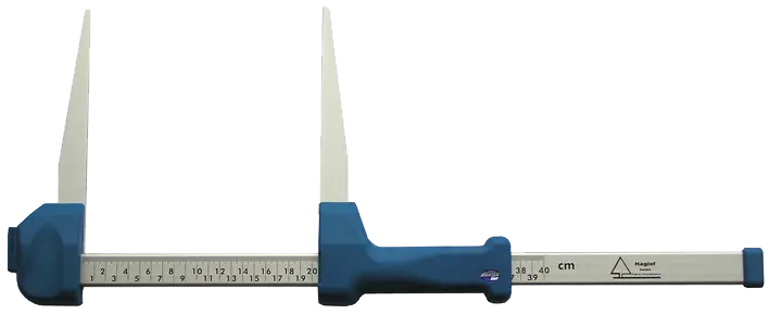 Caliper o forcípula Haglöf Mantax Blue para medida dendrometría de diámetro de arboles volumen o tamaño de fauna o pez para ingeniería forestal, ambiental o fauna silvestre TOPOGIS PERU Caliper o forcípula Mantax Blue Haglöf