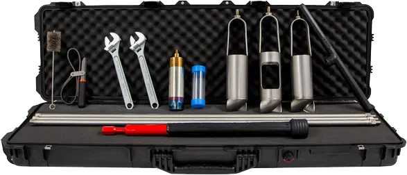 Kit de muestreo de suelo para ingeniería ambiental y forestal TOPOGIS PERU marca AMS Kit de muestreo de suelo AMS