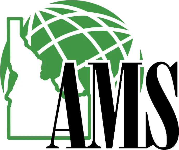 Logo AMS distribuidor TOPOGIS PERU Logo AMS distribuidor TOPOGIS PERU