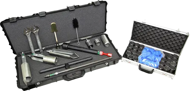 Kit de muestreo de suelo para ingeniería ambiental y forestal TOPOGIS PERU marca AMS 2 Kit de muestreo de suelo AMS 2